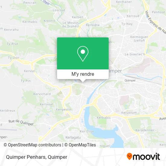 Quimper Penhars plan