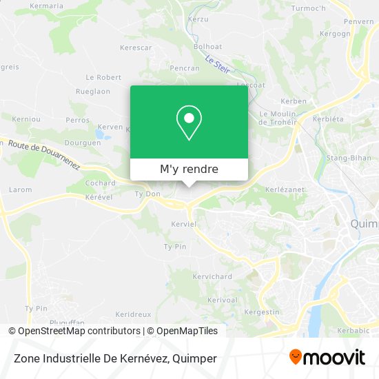 Zone Industrielle De Kernévez plan