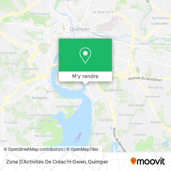 Zone D'Activités De Créac'H-Gwen plan