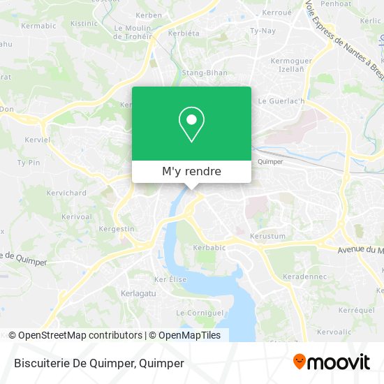 Biscuiterie De Quimper plan