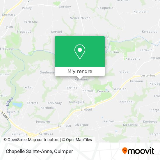 Chapelle Sainte-Anne plan
