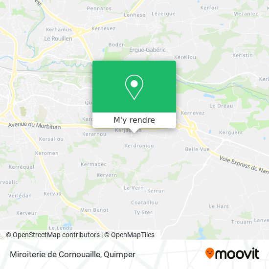 Miroiterie de Cornouaille plan