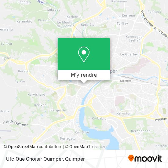 Ufc-Que Choisir Quimper plan