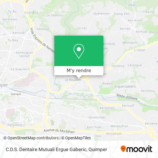 C.D.S. Dentaire Mutuali Ergue Gaberic plan