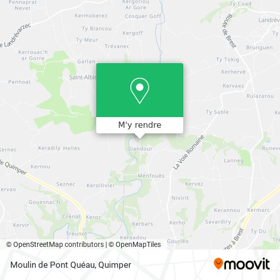 Moulin de Pont Quéau plan