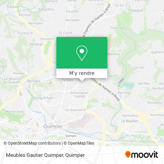 Meubles Gautier Quimper plan