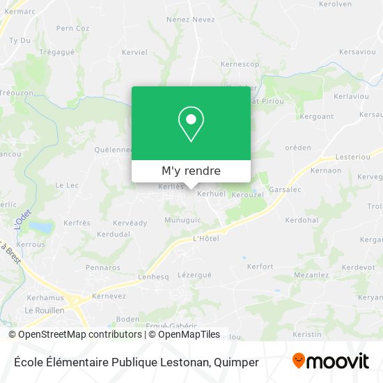 École Élémentaire Publique Lestonan plan