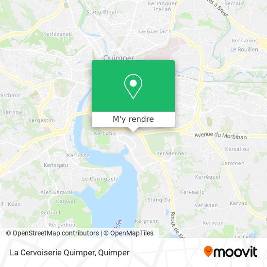 La Cervoiserie Quimper plan