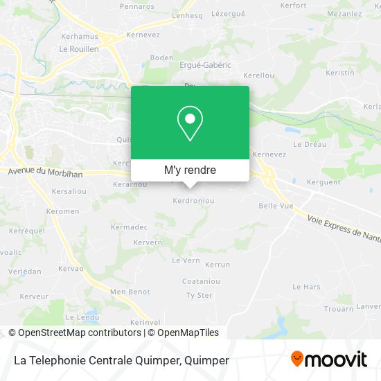 La Telephonie Centrale Quimper plan