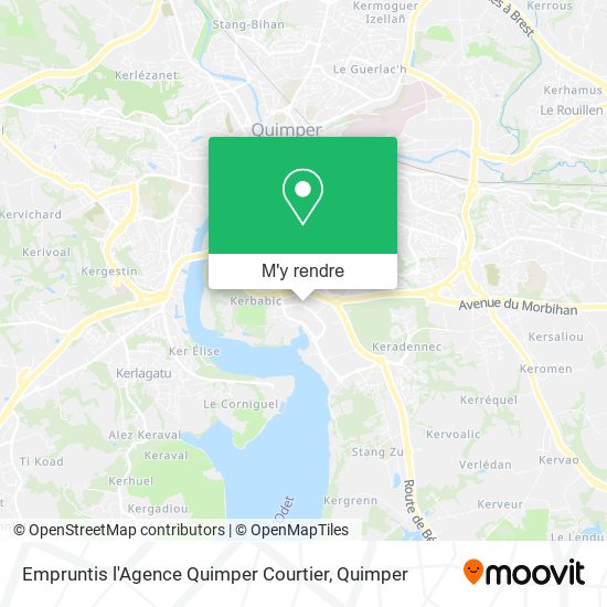 Empruntis l'Agence Quimper Courtier plan