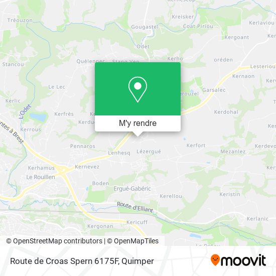 Route de Croas Spern 6175F plan
