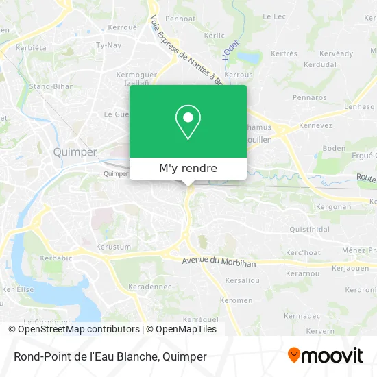Rond-Point de l'Eau Blanche plan