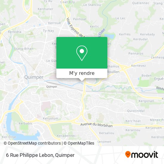 6 Rue Philippe Lebon plan