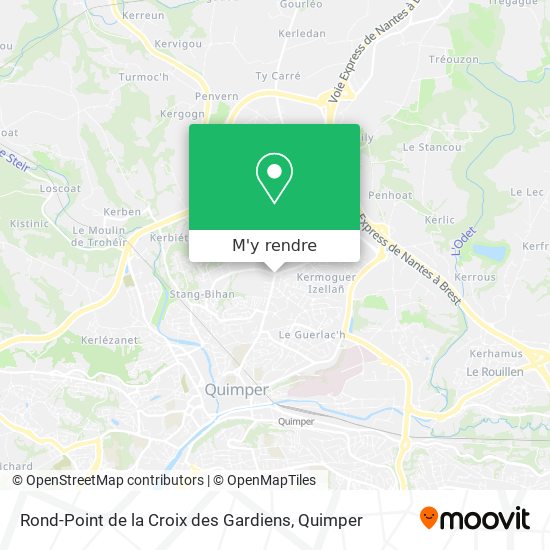 Rond-Point de la Croix des Gardiens plan