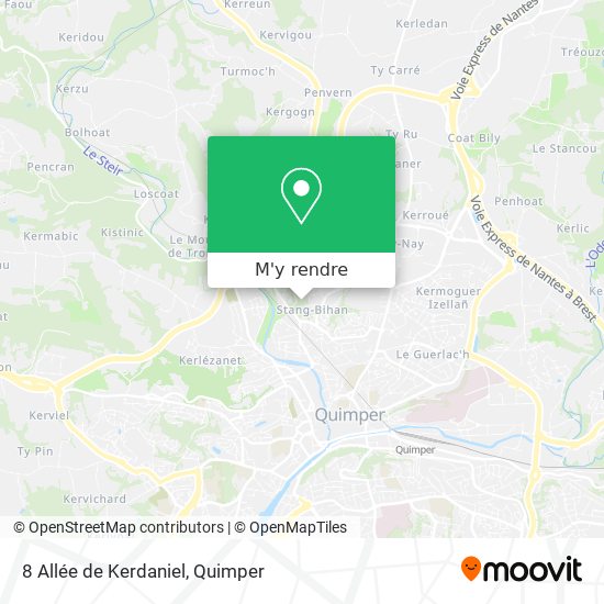 8 Allée de Kerdaniel plan