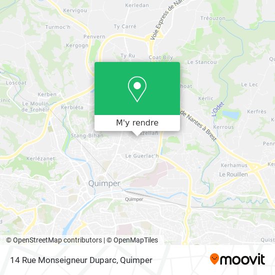 14 Rue Monseigneur Duparc plan