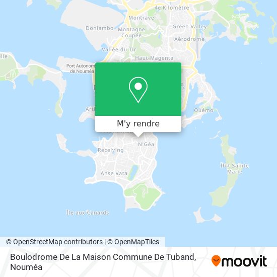 Boulodrome De La Maison Commune De Tuband plan
