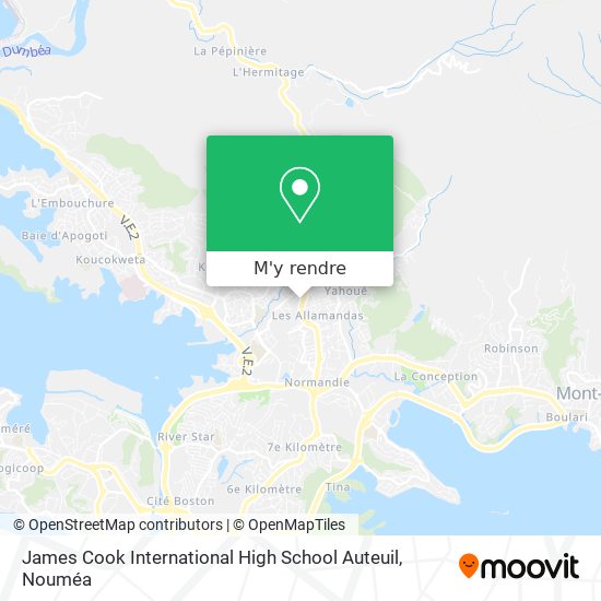 James Cook International High School Auteuil plan
