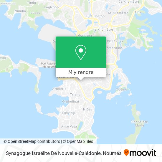 Synagogue Israélite De Nouvelle-Calédonie plan