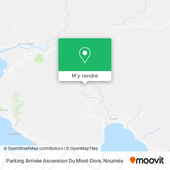 Parking Arrivée Ascension Du Mont-Dore plan