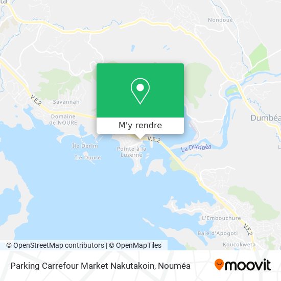 Parking Carrefour Market Nakutakoin plan
