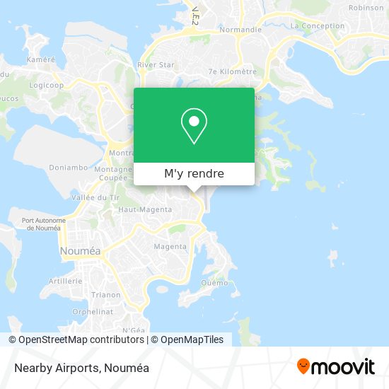 Nearby Airports plan
