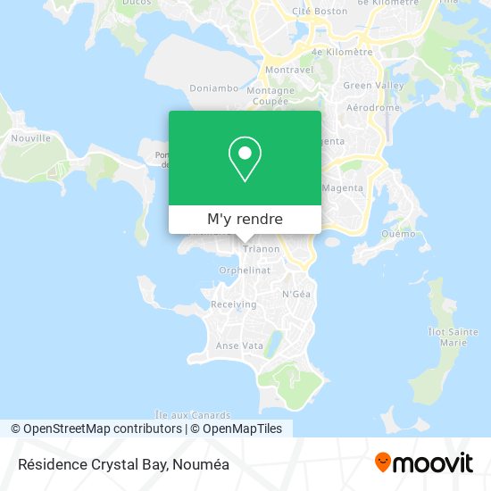 Résidence Crystal Bay plan