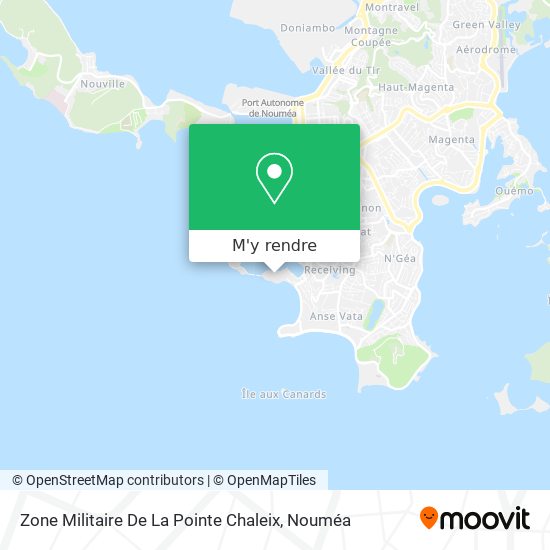 Zone Militaire De La Pointe Chaleix plan
