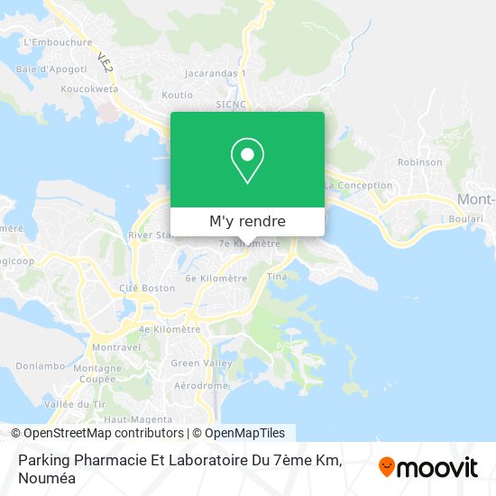 Parking Pharmacie Et Laboratoire Du 7ème Km plan