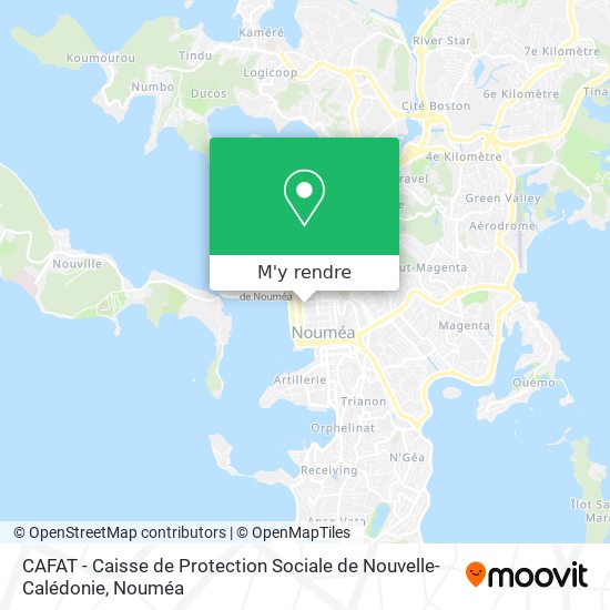 CAFAT - Caisse de Protection Sociale de Nouvelle-Calédonie plan