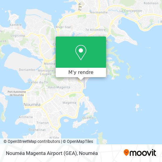 Nouméa Magenta Airport (GEA) plan