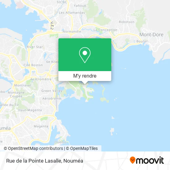 Rue de la Pointe Lasalle plan