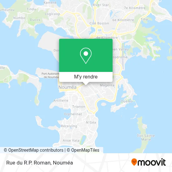 Rue du R.P. Roman plan