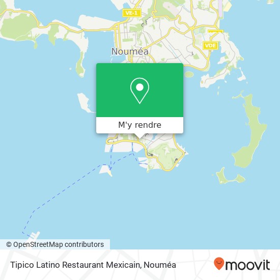 Tipico Latino Restaurant Mexicain, Nouméa, Nouméa plan