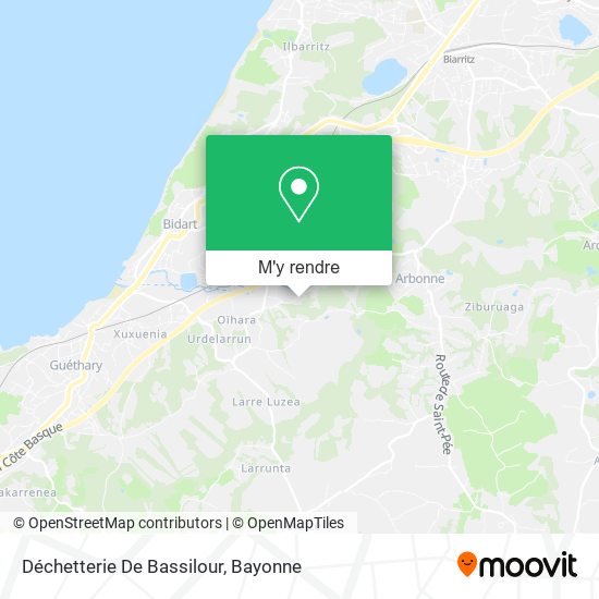 Déchetterie De Bassilour plan
