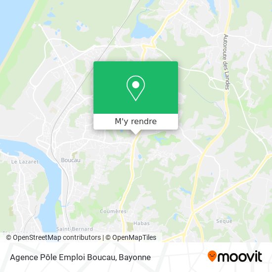 Agence Pôle Emploi Boucau plan
