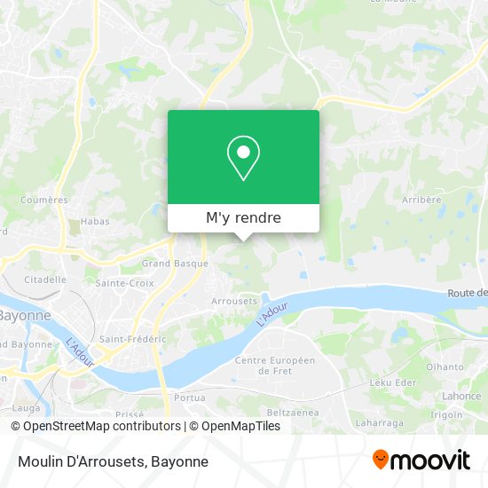 Moulin D'Arrousets plan