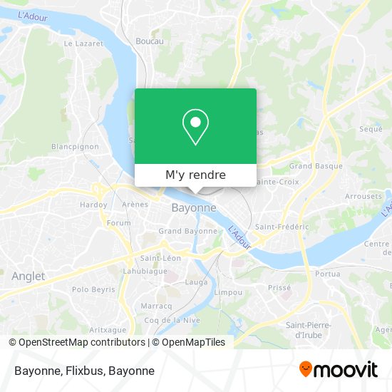 Bayonne, Flixbus plan