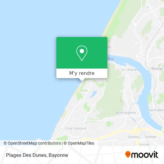 Plages Des Dunes plan