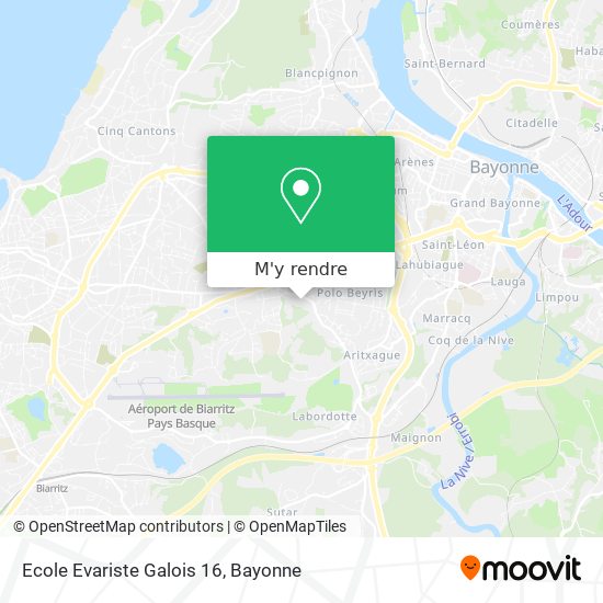Ecole Evariste Galois 16 plan
