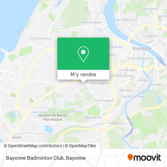 Bayonne Badminton Club plan