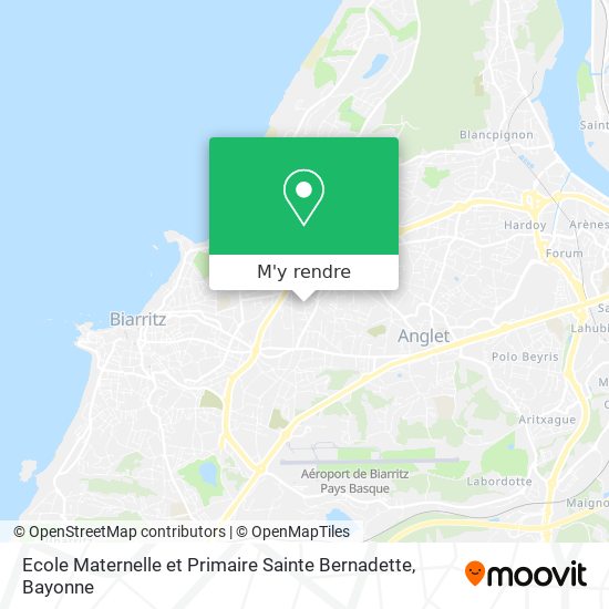 Ecole Maternelle et Primaire Sainte Bernadette plan