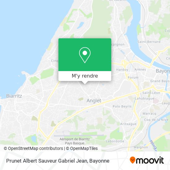 Prunet Albert Sauveur Gabriel Jean plan