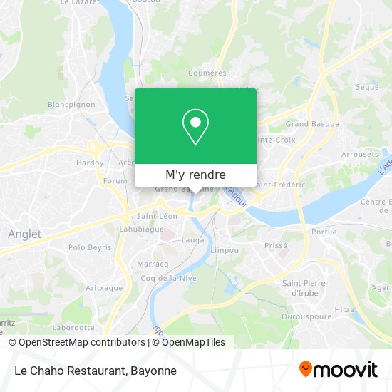 Le Chaho Restaurant plan