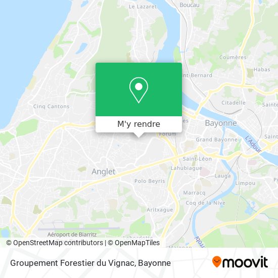 Groupement Forestier du Vignac plan