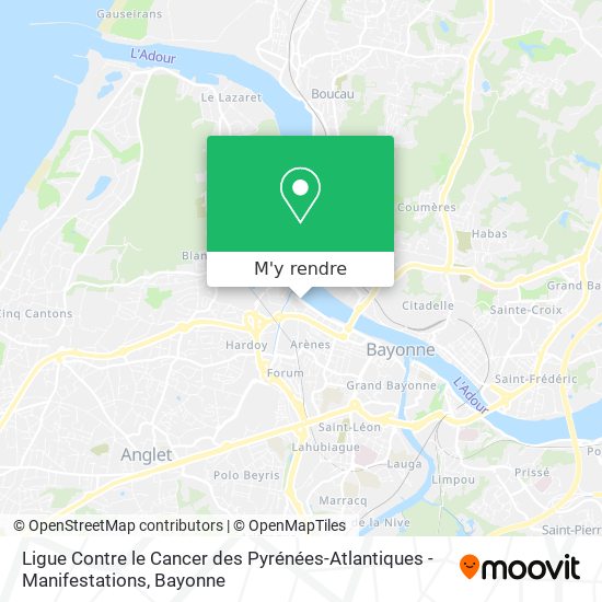 Ligue Contre le Cancer des Pyrénées-Atlantiques - Manifestations plan