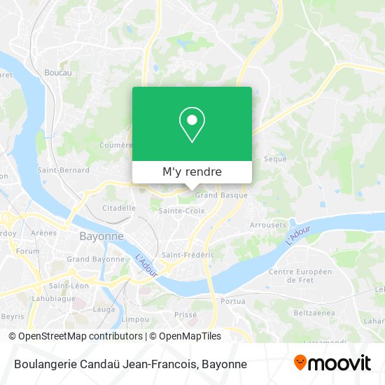 Boulangerie Candaü Jean-Francois plan