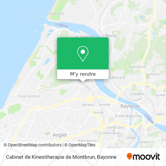 Cabinet de Kinesitherapie de Montbrun plan