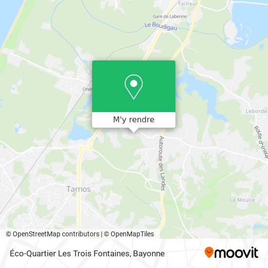 Éco-Quartier Les Trois Fontaines plan