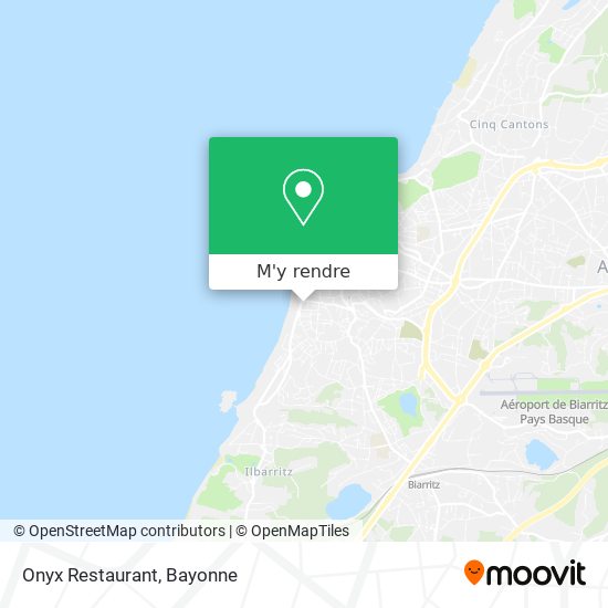 Onyx Restaurant plan